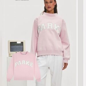 Parke Women's Pink Turtleneck Sweater